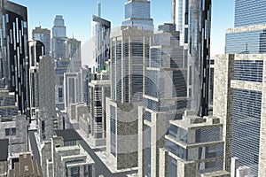 Metropolis 3D render