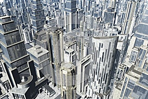 Metropolis 3D render