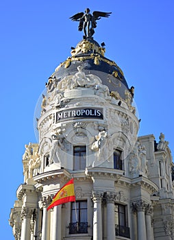 Metropolis Building in Madrid - Spain