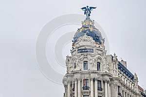 Metropolis building at Madrid, Spain