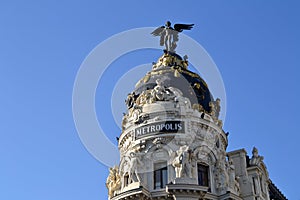 Metropolis Building in Madrid, Spain