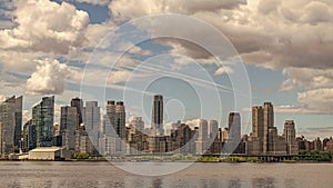 metropolis cityscape. new york downtown. manhattan skyline. new york city. skyscraper building of nyc. ny urban city