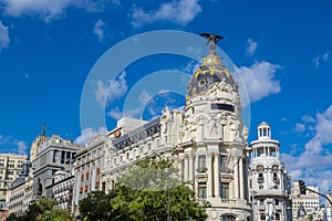 Metropolis hotel in Madrid, Spain