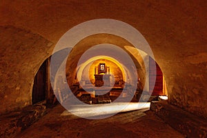 Metropolitan Cathedral of El Salvador de Oviedo - Crypt of Santa Leocadia.