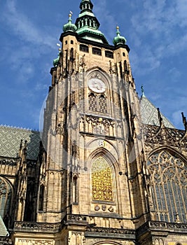 The Metropolitan Cathedral of Saints Vitus, Wenceslaus and Adalbert, Also known as Saint Vitus Cathedral, Prague, Czech Republic