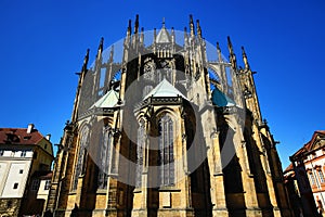 The Metropolitan Cathedral of Saints Vitus, Wenceslaus and Adalbert, Prague, Czech republic