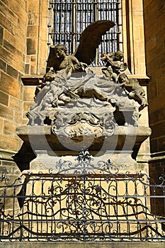 The Metropolitan Cathedral of Saints Vitus, Wenceslaus and Adalbert, Prague, Czech republic