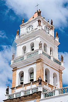 The Metropolitan Cathedral of Sucre in Bolivia