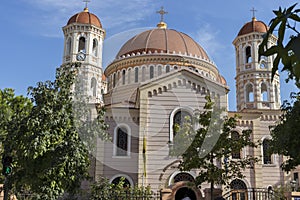 Metropolitan Church at the center of city of Thessaloniki, Greece