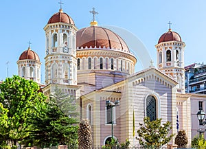 Metropolitan Orthodox Temple of Saint Gregory Palamas in Thessaloniki, Greece photo