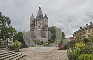 Metz Cathedral and park France