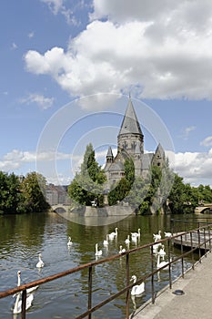 Metz Moselle Riverscape