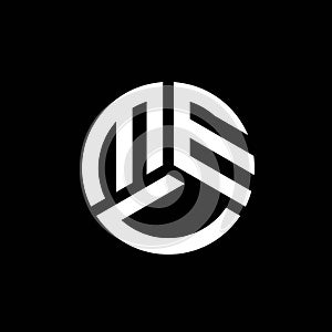 MEU letter logo design on black background. MEU creative initials letter logo concept. MEU letter design