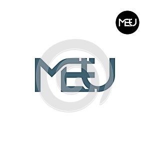 MEU Logo Letter Monogram Design photo