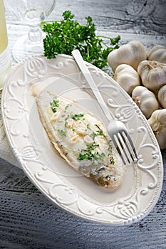 Meuniere sole fish
