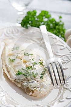 Meuniere sole fish