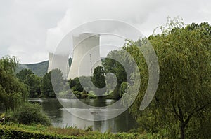 Meuse and nuclear plant, ardennes