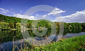 Meuse river view near Namur