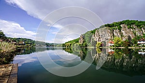 Meuse river view near Namur