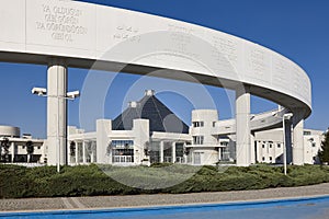 Mevlana kultur center in Konya city center. Dervish monument, Turkey