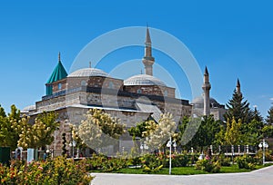 Mevlana Museum and Mausoleum at Konya Turkey photo