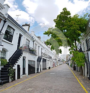 Notting Hill mews in London