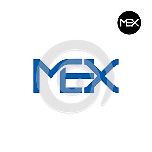 MEX Logo Letter Monogram Design photo