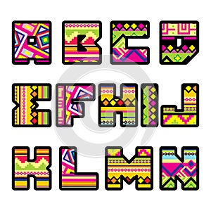 Mexican alphabet (part 1)