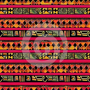 Mexican, aztec, mayan, tribal, seamless pattern