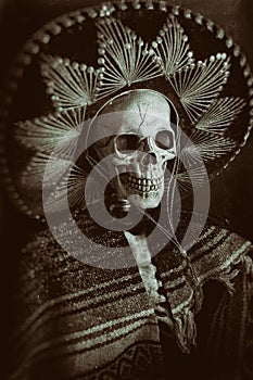 Mexican Bandit Skeleton