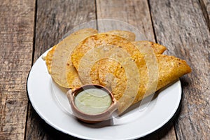 Mexican basket tacos also called de canasta photo