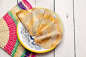 Mexican basket tacos called Canasta