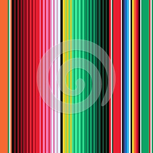 Mexican Blanket Stripes Seamless photo