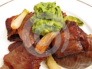 Mexican Cecina with Toppings