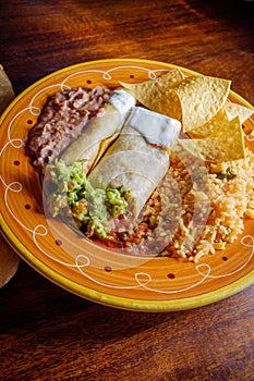 Mexican Chimichanga Burrito