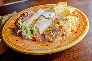 Mexican Chimichanga Burrito photo