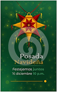 Mexican Christmas posada poster.