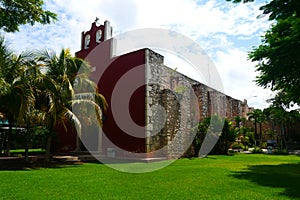 Mexican church Merida Churbunacolonial architecture historia photo