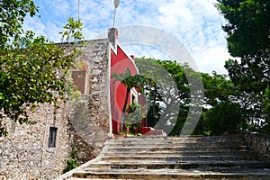 Mexican church Merida Churbunacolonial architecture historia photo