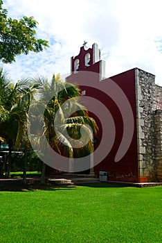 Mexican church Merida Churbunacolonial architecture historia photo