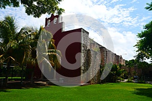 Mexican church Merida Churbunacolonial architecture historia photo