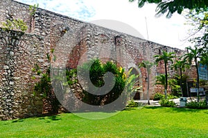 Mexican church Merida Churbunacolonial architecture historia