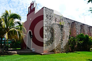 Mexican church Merida Churbunacolonial architecture historia