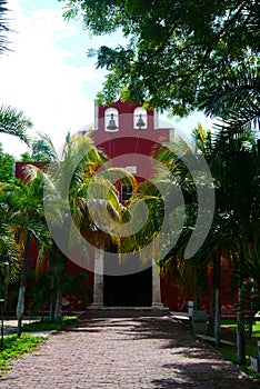 Mexican church Merida Churbunacolonial architecture historia