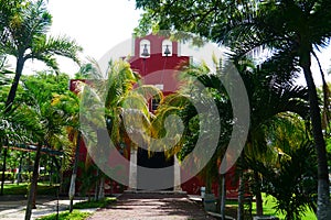 Mexican church Merida Churbunacolonial architecture historia
