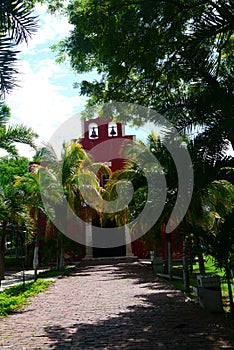 Mexican church Merida Churbunacolonial architecture historia photo