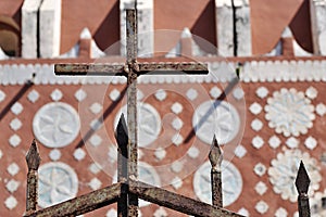 Mexican church, Uayma, Yucatan