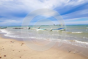 Mexican coastal maritime beach landscape