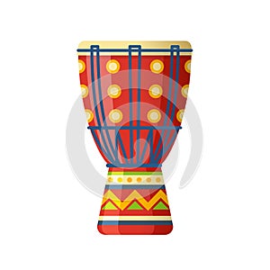 Mexican colorful ethnic drums, traditional percussion