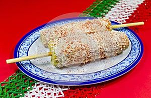 Mexican Corn Dish Known As Elote